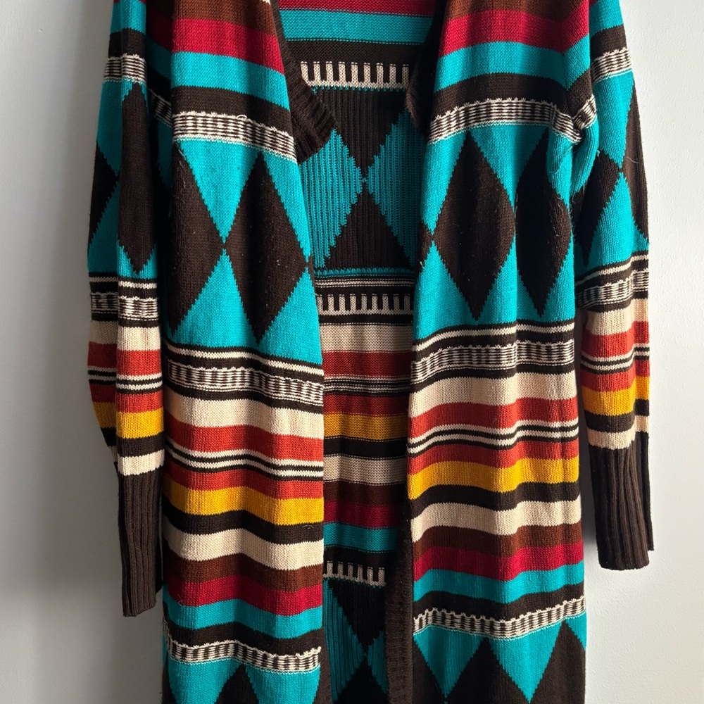 Steven Edwards Striped Knit Sweater